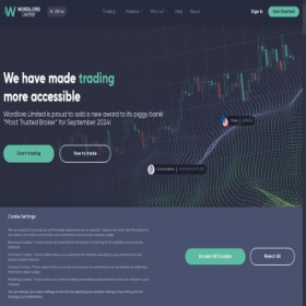 Скриншот главной страницы сайта wordlorelimited.com