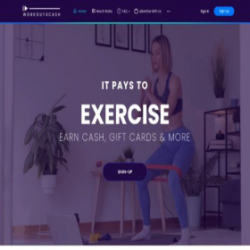 Скриншот главной страницы сайта workout4cash.com