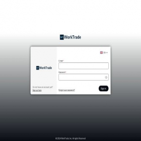Скриншот главной страницы сайта worktrade.io