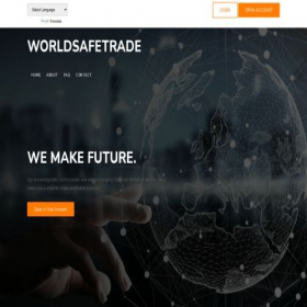 Скриншот главной страницы сайта world-safetrade.net