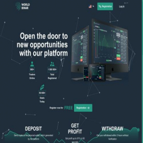 Скриншот главной страницы сайта worldbinar.com