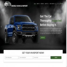 Скриншот главной страницы сайта worldvehiclereport.com