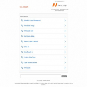 Скриншот главной страницы сайта wox.network