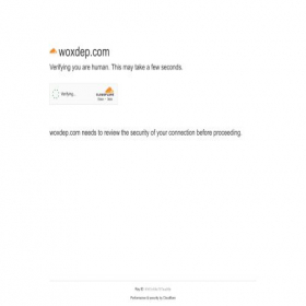 Скриншот главной страницы сайта woxdep.com