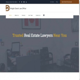 Скриншот главной страницы сайта wrightdavidlawoffice.com