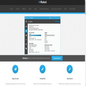 Скриншот главной страницы сайта wrobot.eu