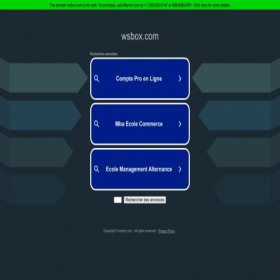 Скриншот главной страницы сайта wsbox.com