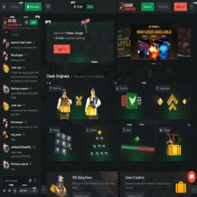 Скриншот главной страницы сайта wtfskins.com