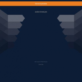 Скриншот главной страницы сайта ww.avalon-invest.pro
