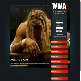 Скриншот главной страницы сайта wwassociation.ru