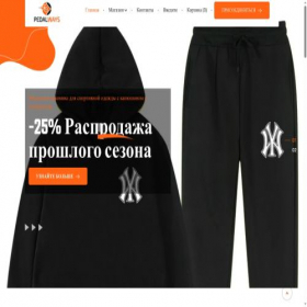 Скриншот главной страницы сайта www-thenorthface.ru