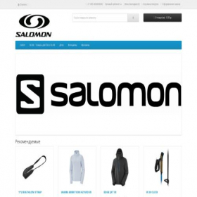 Скриншот главной страницы сайта wwwsalomon.ru