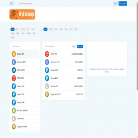 Скриншот главной страницы сайта wyexchange.org