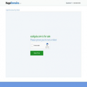 Скриншот главной страницы сайта xcaligula.com