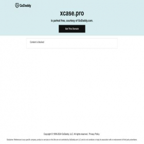 Скриншот главной страницы сайта xcase.pro