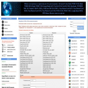 Скриншот главной страницы сайта xchange-24.net