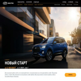 Скриншот главной страницы сайта xcite-barsvostok.ru