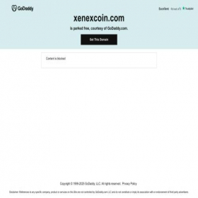 Скриншот главной страницы сайта xenexcoin.com