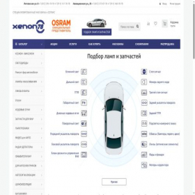 Скриншот главной страницы сайта xenon78.com