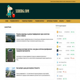 Скриншот главной страницы сайта xerurg.com