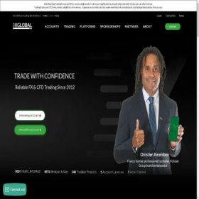 Скриншот главной страницы сайта xglobalfx.com