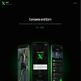 Скриншот главной страницы сайта xgo.ai