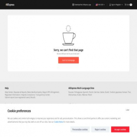 Скриншот главной страницы сайта xiaomionline.ru.aliexpress.com