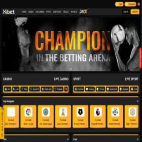 Скриншот главной страницы сайта xibetting.com