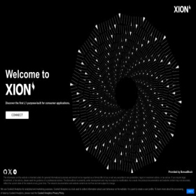 Скриншот главной страницы сайта xion.bonusblock.io