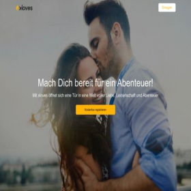 Скриншот главной страницы сайта xloves.com
