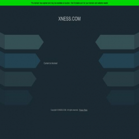 Скриншот главной страницы сайта xness.com