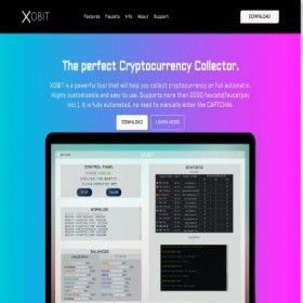 Скриншот главной страницы сайта xobit.org