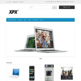 Скриншот главной страницы сайта xpx.com.ru