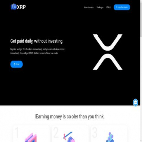 Скриншот главной страницы сайта xrp.pet