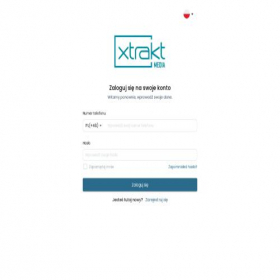 Скриншот главной страницы сайта xtrakt-media.com