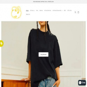 Скриншот главной страницы сайта y2kfashion.us