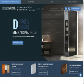 Скриншот главной страницы сайта yadveri.ru