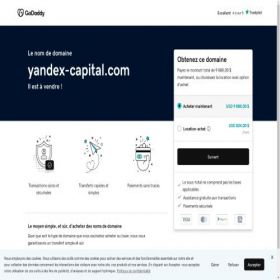 Скриншот главной страницы сайта yandex-capital.com