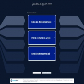 Скриншот главной страницы сайта yandex-support.com
