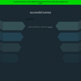 Скриншот главной страницы сайта yandex-uz.securewallet.business