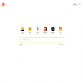 Скриншот главной страницы сайта yandex.pl