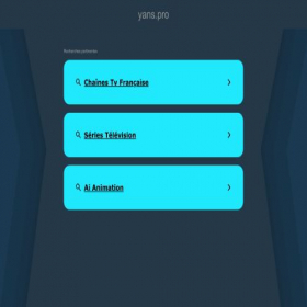 Скриншот главной страницы сайта yans.pro