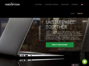 Скриншот главной страницы сайта yardoption.com
