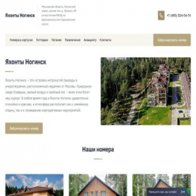 Скриншот главной страницы сайта yaxonti-noginsk.com