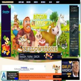 Скриншот главной страницы сайта yellowstone-btc.com