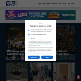 Скриншот главной страницы сайта yetkinreport.com