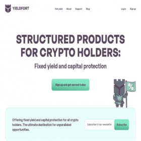 Скриншот главной страницы сайта yieldfort.com