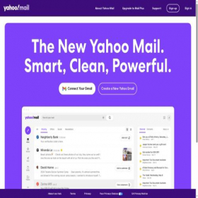 Скриншот главной страницы сайта ymail.com