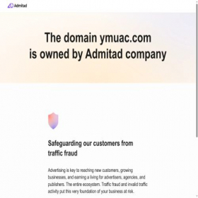 Скриншот главной страницы сайта ymuac.com