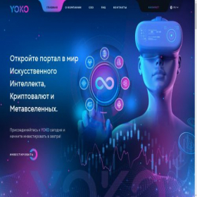 Скриншот главной страницы сайта yokozone.com